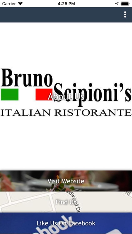 Bruno Scipionis Restaurant App