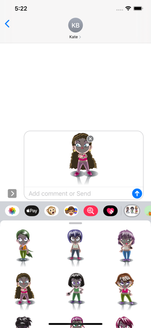 WomanAvatarSticker(圖1)-速報App