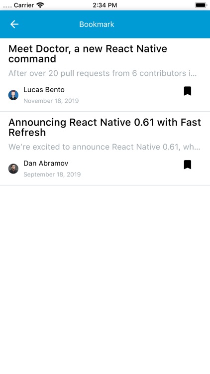 ReactNative Blogs screenshot-7