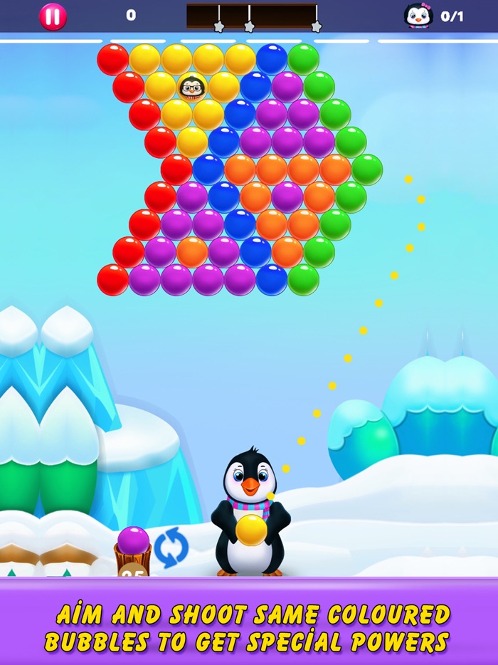 Little Penguin Bubble Shooter