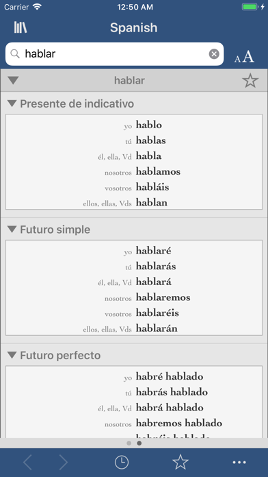 Vox Comprehensive Spanish Dictionary and Verbs Screenshot 2