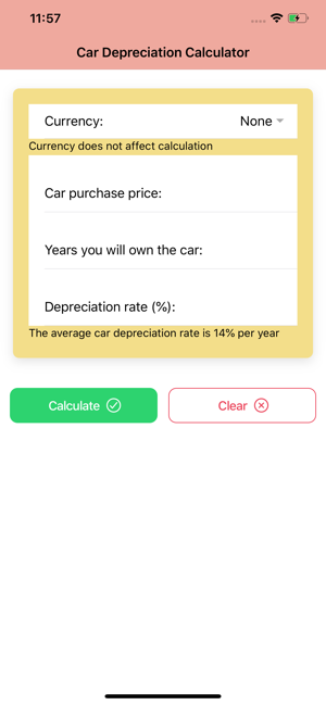 Car Depreciation Calculator