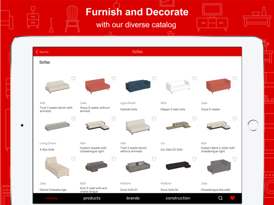 Roomle 3D floorplanner for home & office designs screenshot