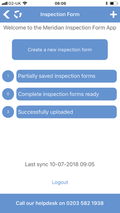 How to cancel & delete Meridian Inspection Forms from iphone & ipad 1