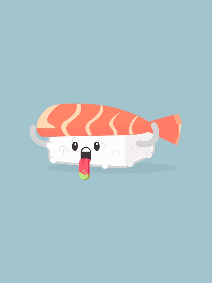 Sushi Stickers for iMessage