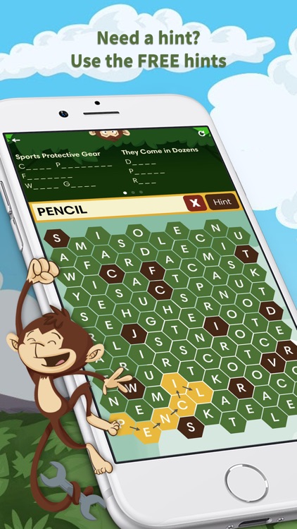 Monkey Wrench - Word Search screenshot-3