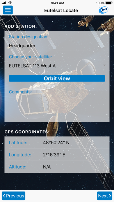 Eutelsat Locate screenshot 2
