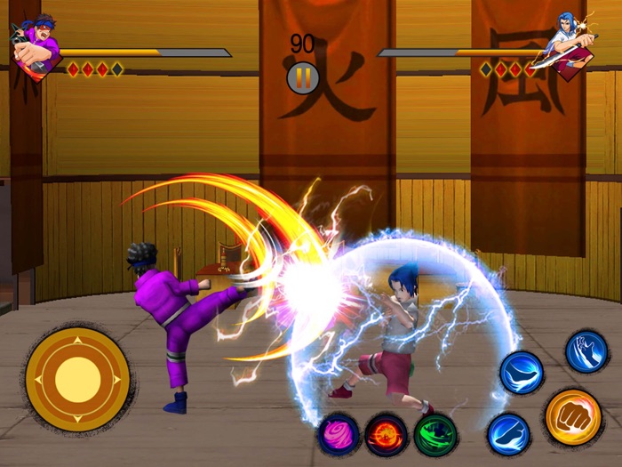 アニメ忍者コミック格闘ゲーム