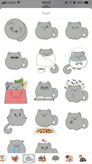 Cute Cat Emoji Funny Stickers screenshot 3