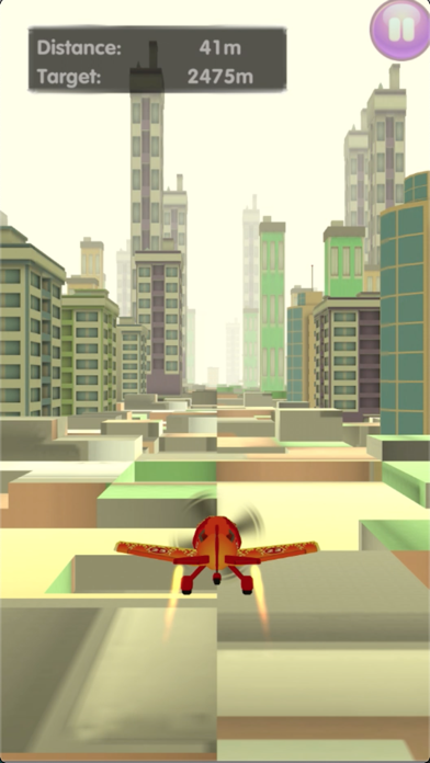 Airplane fly in city screenshot 3