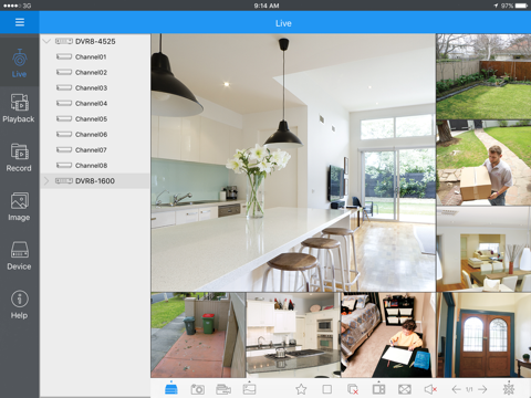 HomeSafe View - náhled