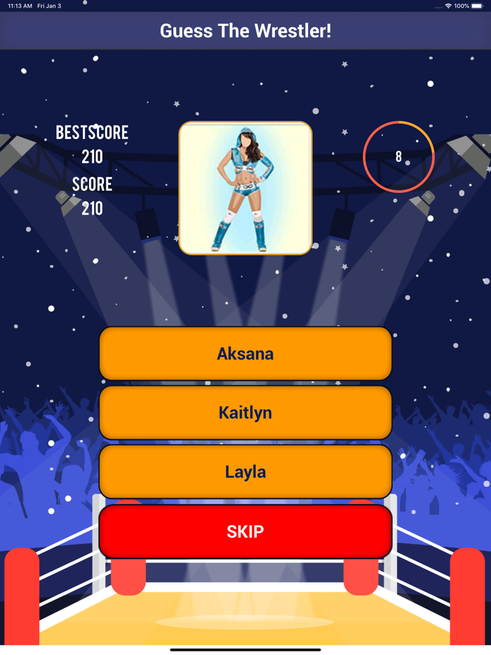 Guess the Wrestler Quiz Trivia