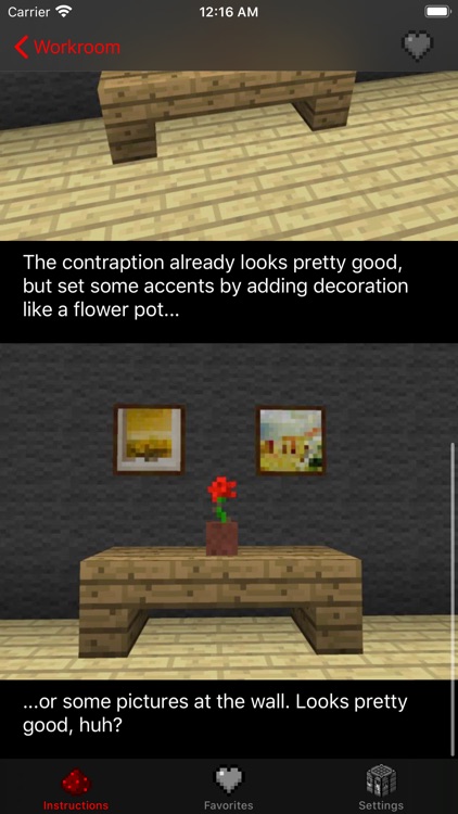 iFurniture Minecraft Designs screenshot-1