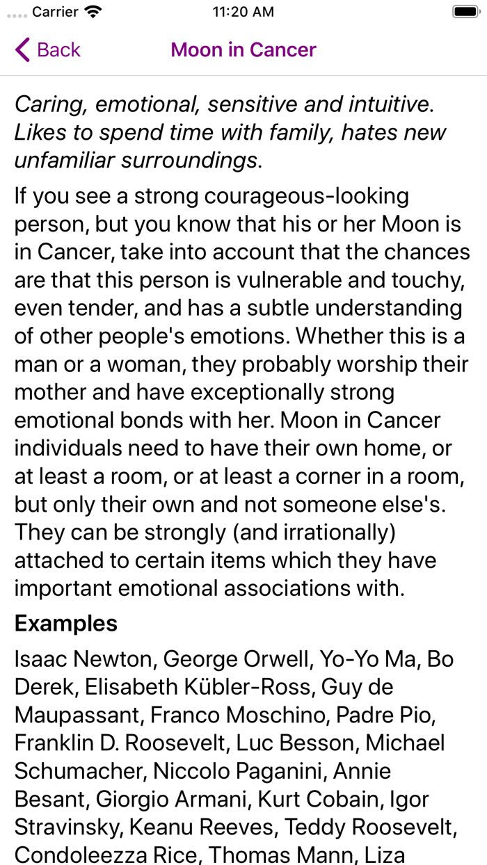 Moon Sign