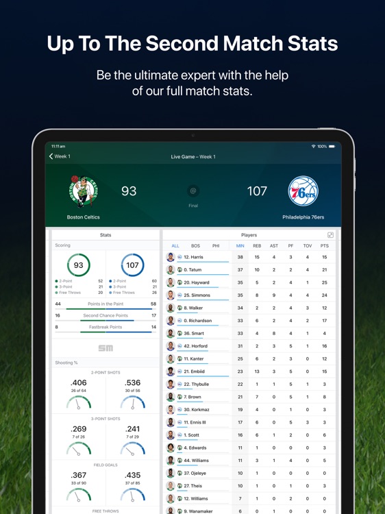 Pro Basketball Live for iPad