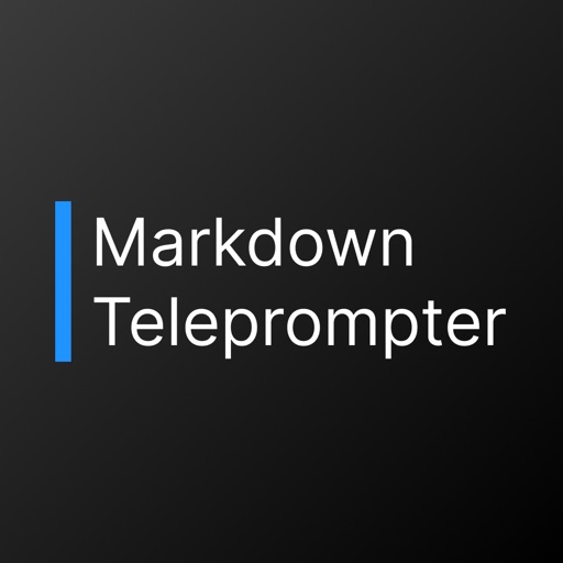 Markdown Teleprompter
