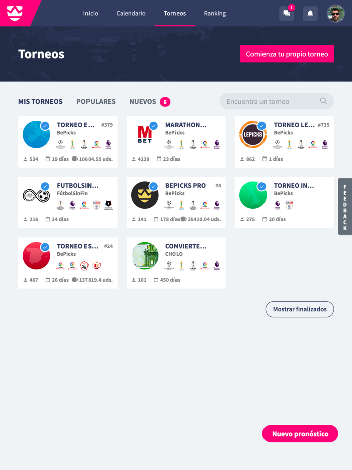 Pronósticos Fútbol - BePicks