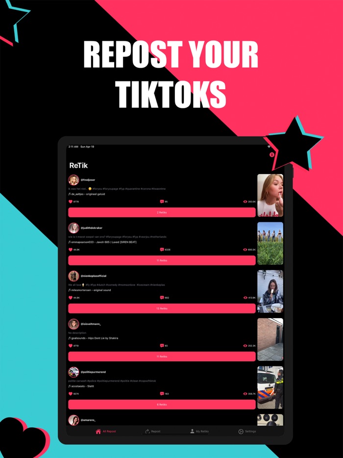 RePost Pro - Viral Videos