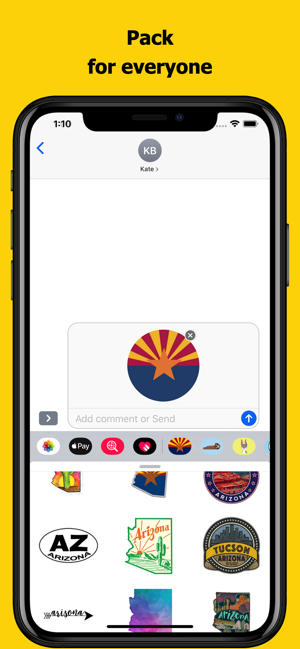 Arizona emojis - USA stickers(圖4)-速報App