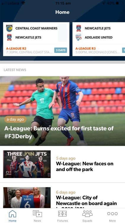 Newcastle Jets Official App