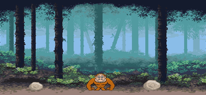 Jump Chimps-dodge rock jumping