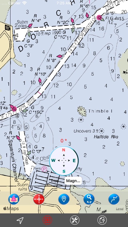 Massachusetts Bay – Marine Map