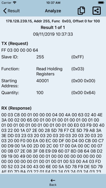 CAS Modbus Scanner