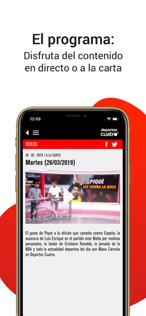 Deportes Cuatro - Mediaset(圖4)-速報App