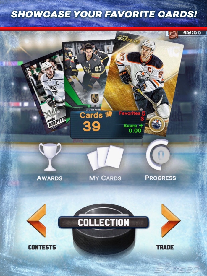 NHL SKATE Hockey Card Trader