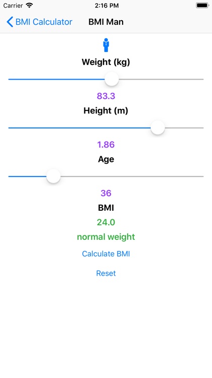 BMI App Calculator