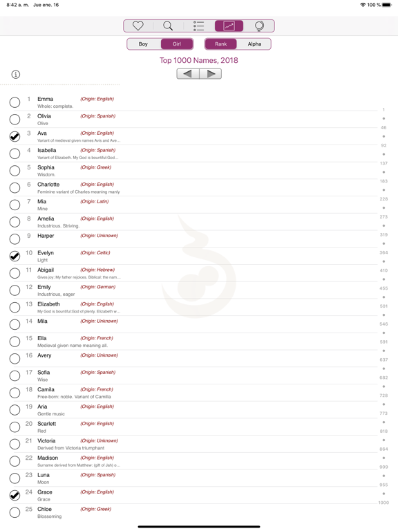 Baby Names by Winkpass screenshot