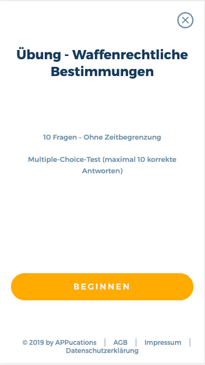 A Waffensachkunde Bewachung