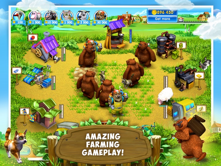 Farm Frenzy 3: Village HD screenshot-4