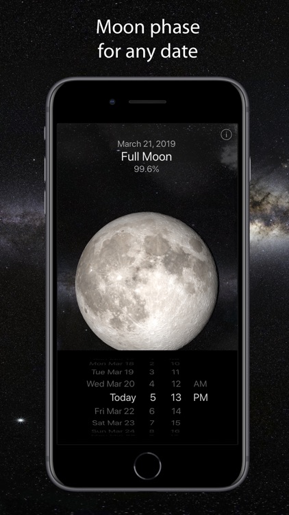 Moon phase calendar !
