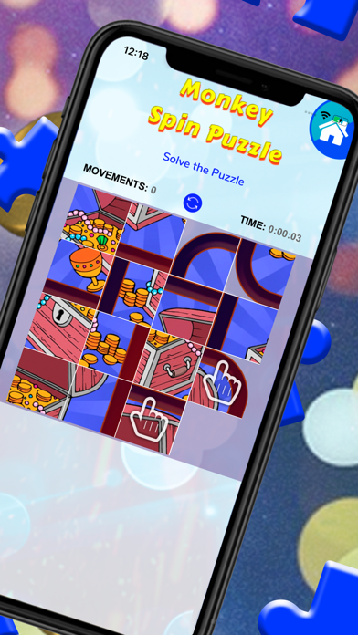 Monkey Spin Puzzle screenshot 3