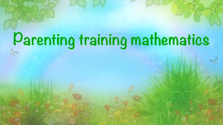 Parenting training mathematics