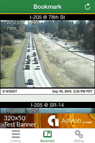 traffico Washington screenshot 2