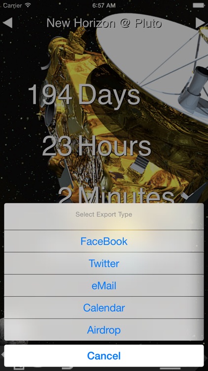 Countdown to an Event