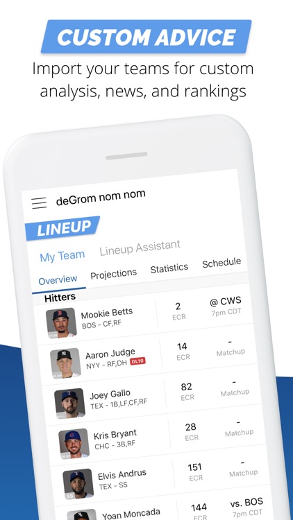Fantasy Baseball My Playbook