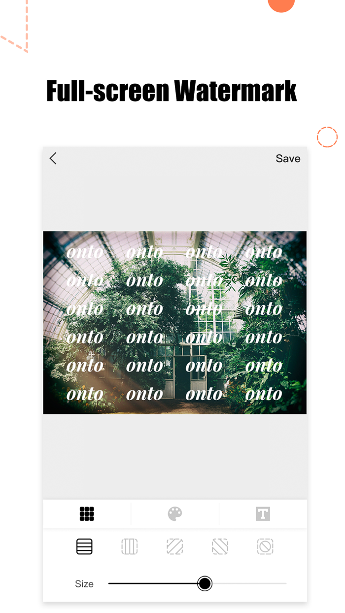 Onto Watermark Video Photo