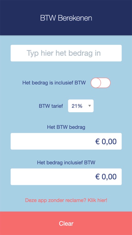 Btw Berekenen App