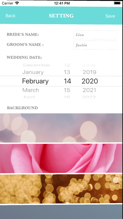 My Wedding - Share & Countdown screenshot 3