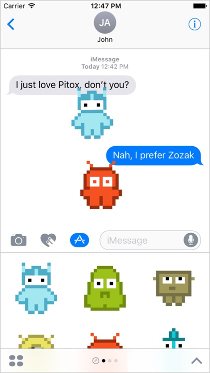 Pixeroids Stickers