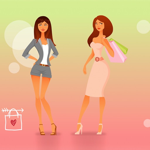 Girlish Women Shopping