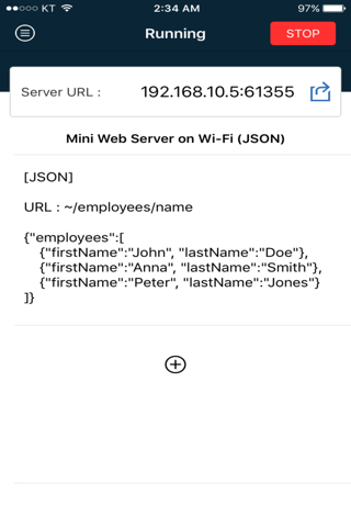 Mini Web Server on WiFi screenshot 3