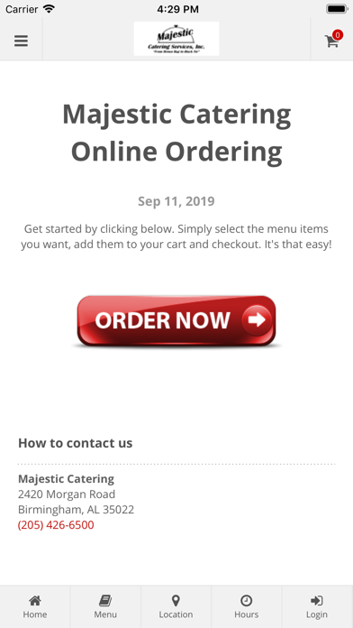 How to cancel & delete Majestic Catering Services from iphone & ipad 1