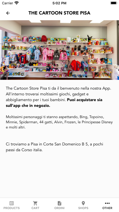 The Cartoon Store Pisa screenshot 4