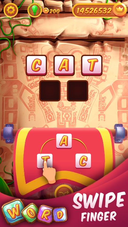 Word Scrabble Hidden Word