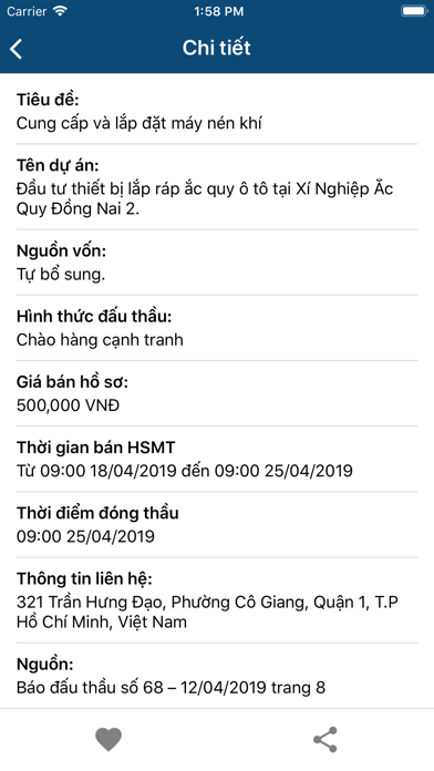 Bid Newsletters - Tra cứu thầu screenshot 4