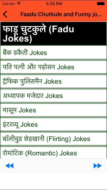 Faadu Chutkule and Funny jokes